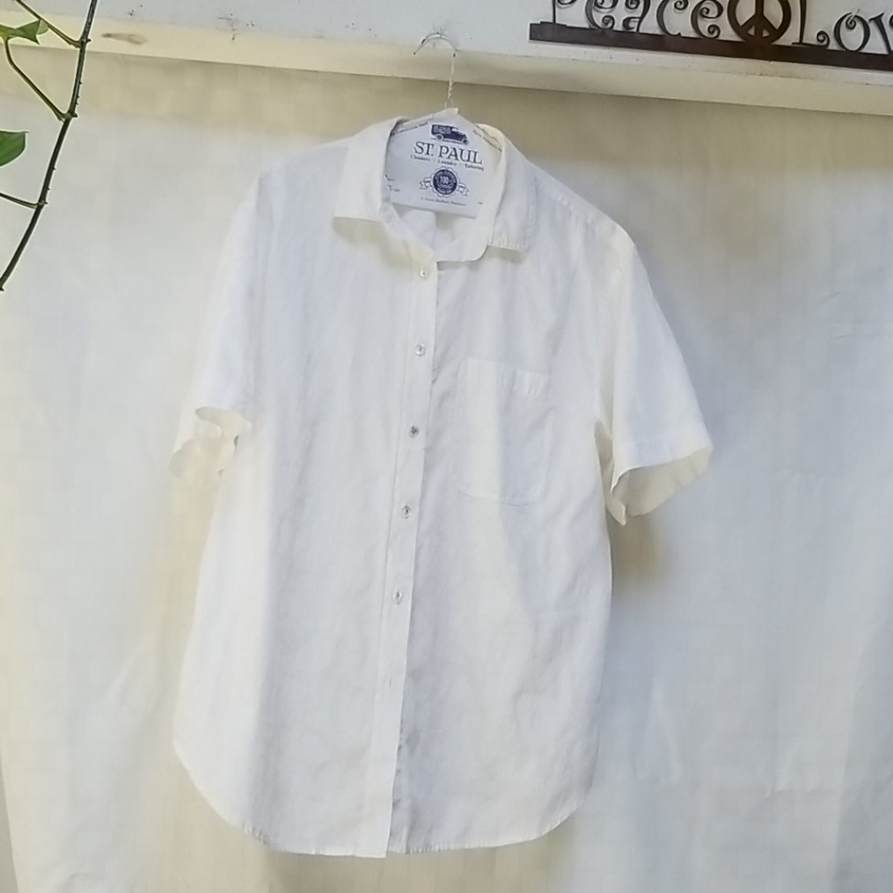 👕WHITE STAG EMBOSSED DESIGN SHIRT